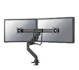 Neomounts Screen Desk Mount 2 screens (topfix clamp & grommet) for 2 Monitor Screens, Black