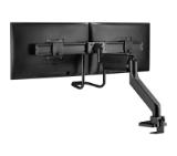 Neomounts Screen Desk Mount 2 screens (topfix clamp & grommet) for 2 Monitor Screens, Black