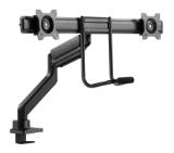 Neomounts Screen Desk Mount 2 screens (topfix clamp & grommet) for 2 Monitor Screens, Black