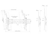 Neomounts Select Screen Wall Mount (tilt, VESA 800x600-1500x900)