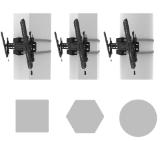 Neomounts Select Screen Pillar Mount (tilt, VESA 600x400)