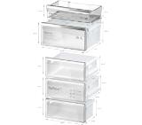 Bosch KGN39AIAT, SER6, FS fridge-freezer NoFrost, А, 203/60/66cm, 363l(260+103), 29dB(B), VitaFresh XXL, 0° drawer, Metal Backwall with Multi Airflow,  Flex Interior, Stainless steel