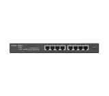 ZyXEL GS1900-8 v2, 8 port GbE L2 smart switch, desktop, fanless
