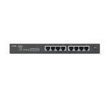 ZyXEL GS1900-8 v2, 8 port GbE L2 smart switch, desktop, fanless