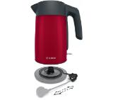 Bosch TWK7L464, Kettle, 2400 W, 1.7 l, Red