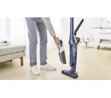Bosch BBH3K2800, Cordless Handstick Vacuum cleaner 2 in 1 Flexxo Gen2, Serie 4, 28V, 82 dB(A), AllFloor Power Brush with LEDs, built-in accessories, Blue