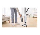 Bosch BCH3P2301, Cordless Handstick Vacuum cleaner 2 in 1 Flexxo Gen2, Serie 4, 2 Ah, 23V, 81 dB(A), AllFloor Power Brush with LED, White