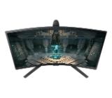Samsung 27BG650 27" Odyssey G6 Smart, Curved 1000R, VA, 240 Hz, 1 ms GTG, 2560x1440, 350 cd/m2, 2500:1 Contrast, Eye Saver, Flicker Free, AMD FreeSync Premium Pro, DP 1.4, 2xHDMI 2.1, 2xUSB, Wi-Fi, Bluetooth, Speakers, Tizen, Black