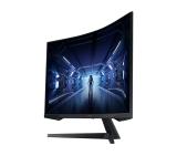 Samsung C27G55TQ, 27" Odyssey GAMING, Curved 1000R, VA QLED, 144 Hz, 1 ms MPRT, 2560x1440, 300 cd/m2, 2500:1 Contrast, FreeSync Premium, HDR10, Eye Saver Mode, Flicker Free, Game Mode, Display Port 1.2, HDMI 2.0, Headphone Jack,  178°/178°, Black