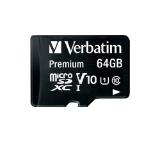 Verbatim Premium micro SDXC 64GB Class 10 (Incl. Adaptor)