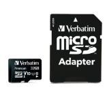 Verbatim Premium micro SDHC 32GB Class 10 (Incl. Adaptor)