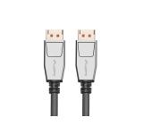 Lanberg display port cable M/M 20pin V1.4 8K 60Hz 1m, black