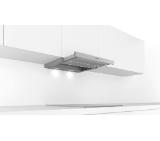 Bosch DFR067A52, SER4, Telescopic hood 60cm A, EcoSilence Drive, max 728 m3/h, 53dB (68dB), 3+1 speeds, inox filters, w/o handle