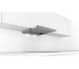 Bosch DFM064W54, SER2, Telescopic hood 60cm B, EcoSilence Drive, max 389 m3/h, 67dB, 3 speeds, LED light, front strip inox