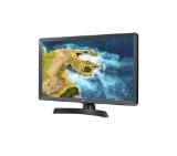 LG 24TQ510S-PZ, 23.6" WVA, LED, Smart webOS, TV Tuner DVB-T2/C /S2, 1000:1, Mega DFC, 200cd, 1366x768, AI SOUND, WiFi, HDMI, Bluetooth, USB 2.0, HOTEL MODE, AirPlay, Speaker 2x5W, Black