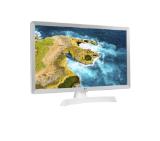 LG 24TQ510S-WZ, 23.6" WVA, LED, Smart webOS, TV Tuner DVB-T2/C /S2, 1000:1, Mega DFC, 200cd, 1366x768, AI SOUND, WiFi, HDMI, Bluetooth, USB 2.0, HOTEL MODE, AirPlay, Speaker 2x5W, White