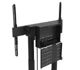 Neomounts Motorised Mobile Stand incl. storage box, 10 cm. Wheels Floor - VESA 100x100 up to 800x600