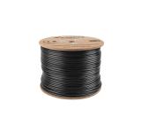 Lanberg LAN cable UTP Cat.5e 305m Outdoor Solid CU Fluke Passed, black