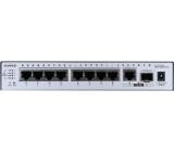 Huawei S5731-L8P2HT-RUA (8*10/100/1000BASE-T ports, PoE+, 1*GE hybrid optical-electrical SFP port, 1*10/100/1000BASE-T port, PoE input)