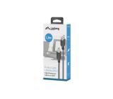 Lanberg Cable USB-A(M)->USB-B(M) 2.0 Ferrite 1.8m Box Black