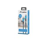 Lanberg USB-C M/M 4.0 cable 1.2m 100W 8K 30HZ Black-Blue