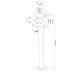 Neomounts POS Flat Screen Desk Mount (bolt-down base)