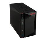 Asustor Nimbustor AS5402T, 2 Bay NAS, Quad-Core 2.0GHz CPU, Dual 2.5GbE Ports, 4GB SO-DIMM DDR4 (Max. 16GB), Four M.2 SSD Slots (Diskless), 3x USB 3.2 Gen 1 Type A, WOW (Wake on WAN), WOL, System Sleep Mode, AES-NI hardware encryption, Black