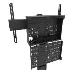 Neomounts Select Mobile Display Floor Stand (37-75") 10 cm. Wheels, Black