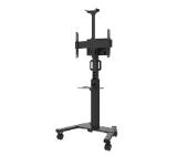 Neomounts Select Mobile Display Floor Stand (37-75") 10 cm. Wheels, Black