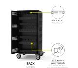PORT charging cabinet 30 notebooks + rack 19'' - 1 u