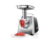 Bosch MFW68640, Meat mincer, ProPower 2200 W, Discs: 3 / 4,8 / 8 mm, Sausage attachment, Kebbe attachment, Out: 4.3kg/min, Black, chrome