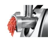 Bosch MFW68640, Meat mincer, ProPower 2200 W, Discs: 3 / 4,8 / 8 mm, Sausage attachment, Kebbe attachment, Out: 4.3kg/min, Black, chrome