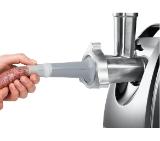 Bosch MFW68640, Meat mincer, ProPower 2200 W, Discs: 3 / 4,8 / 8 mm, Sausage attachment, Kebbe attachment, Out: 4.3kg/min, Black, chrome