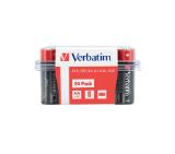 Verbatim ALKALINE BATTERY AA 24 PACK (BOX)