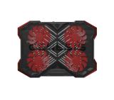 Genesis Laptop Cooling Pad Oxid 260 15.6-17.3 4 Fans, Led Light, 2 Usb
