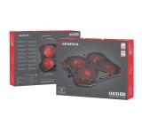 Genesis Laptop Cooling Pad Oxid 260 15.6-17.3 4 Fans, Led Light, 2 Usb