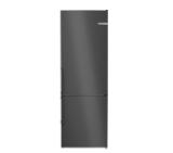 Bosch KGN49OXBT SER4; Free-standing fridge-freezer NoFrost, B, 203/70/66.7cm, 440l(311+129), 35dB, VitaFresh XXL <0°C>, Black stainless steel