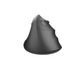 Natec Vertical Mouse Crake 2  BLUETOOTH 5.2 + 2.4GHZ BLACK 2400dpi, Right handed, black