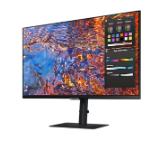 Samsung 27B800, 27" IPS LED, 60 Hz, 5 ms GTG, 3840x2160, 300 cd/m2, Flicker Free, PBP, PIP, USB-C 90W, 3xUSB 3.0, Display Port 1.4, 2xHDMI 2.2, Black