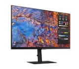 Samsung 27B800, 27" IPS LED, 60 Hz, 5 ms GTG, 3840x2160, 300 cd/m2, Flicker Free, PBP, PIP, USB-C 90W, 3xUSB 3.0, Display Port 1.4, 2xHDMI 2.2, Black