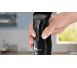 Bosch MSM2650B, Blender, CleverMixx, 600 W, QuattroBlade, Chopper and blender included, Stainless steel whisk, mixing/measuring cup with lid, Black, anthracite