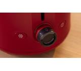 Bosch TAT2M124, MyMoment Compact toaster, 950 W, Auto power off, Defrost and reheat setting, Integrated warming grid, High lift, Red