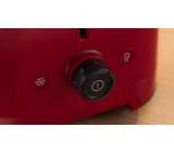 Bosch TAT3M124, MyMoment Compact toaster, 950 W, Auto power off, Defrost and reheat setting, Removable and foldable bun attachment, High lift, Deep Red