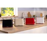 Bosch TAT3M124, MyMoment Compact toaster, 950 W, Auto power off, Defrost and reheat setting, Removable and foldable bun attachment, High lift, Deep Red