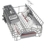 Bosch SPV4EKX24E SER4 Dishwasher fully integrated 45cm, C, EcoDrying, 8,9l, 10ps, 6p/5o, 44dB(C), Silence 41dB, Rackmatic, HC