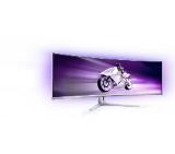 Philips Evnia 49M2C8900, 48.8" Curved 1800R QD-OLED, 5120x1440@240Hz, 0.03 GtG, Brightness 1000, 1000000:1, DCR 80M:1, Adaptive Sync, FlickerFree, Low Blue Mode, 7.5Wx4+DTS, Tilt, Height Adjust, Swivel, 2xHDMI, DP, USB hub