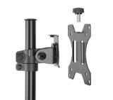 Neomounts monitor arm desk mount, (clamp & grommet), 10"-30"
