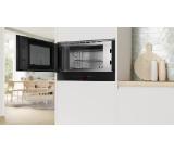 Bosch BEL7321B1, SER8, Built-in microwave, 21l, AutoPilot 10, LED light, left hinge,TFT, black