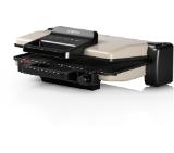 Bosch TCG3302, Contact grill 3 in 1, 2000 W,  Removable aluminum grill plates with non-stick ceramic coating, silver