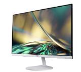 Acer SA272Ewmix 27" IPS Wide, LED, ZeroFrame, FHD 1920x1080, FreeSync, AG, 1ms (VRB), 100Hz, Ultra-thin, 100M:1, 250 cd/m2, VGA, HDMI, Audio In/Out, Speaker, Tilt, Bluelight shield, Flicker-Less, Acer Display Widget, Kensington Security, VESA, White